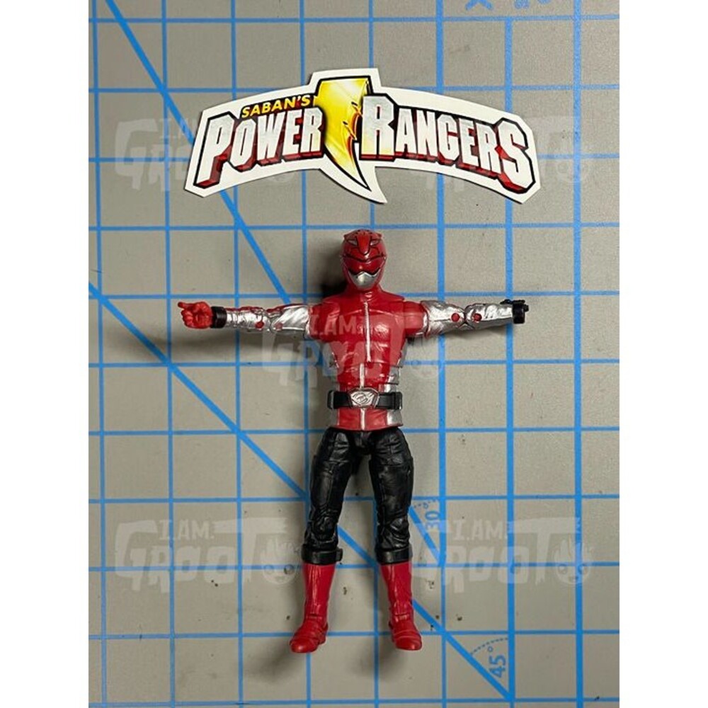 Power Rangers Lightning Collection Red Ranger Beast Morphers Figure Incomplete
